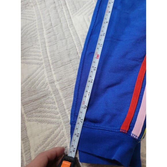 Hanna Andersson Rainbow Stripe Jogger Sweatpants Kids 120 cm (6–7Y) Blue - Picture 5 of 5